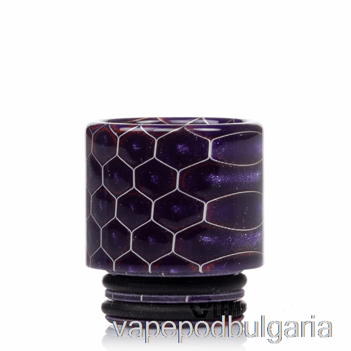 Vape 10000 Дръпки Smok Cobra V1 Resin 810 Drip Tip Purple